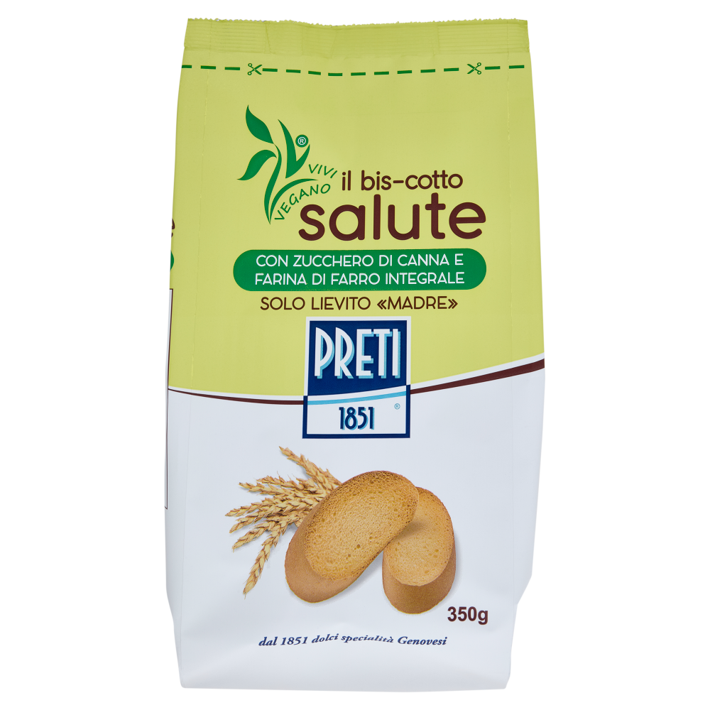 Preti il bis-cotto salute 350 g