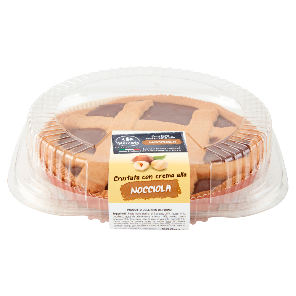 Carrefour il Mercato Crostata con Crema alla Nocciola 500 g
