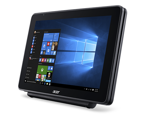 Acer One 10 S1003-17WM Intel Atom&reg; x5-Z8350 Ibrido (2 in 1) 25,6 cm (10.1") Touch screen HD 4 GB LPDDR3L-SDRAM 64 GB eMMC Wi-Fi 4 (802.11n) Windows 10 Home Nero