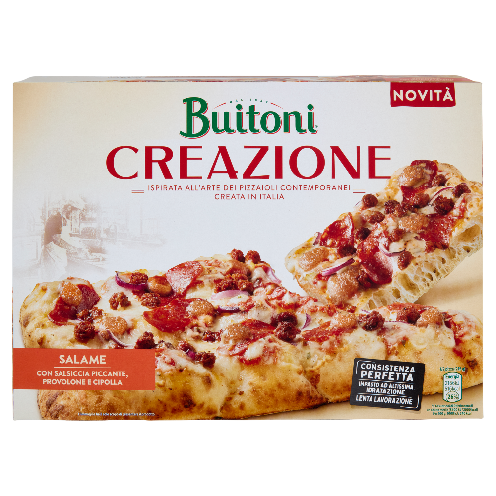 Buitoni Creazione Salame Pizza surgelata 430 g