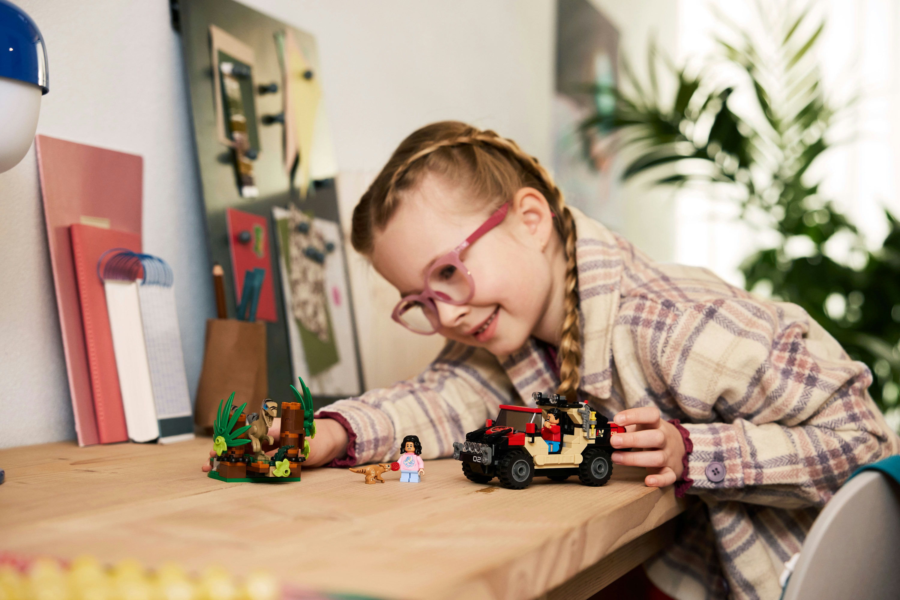 LEGO Jurassic World Fuga dal Raptor sul fuoristrada