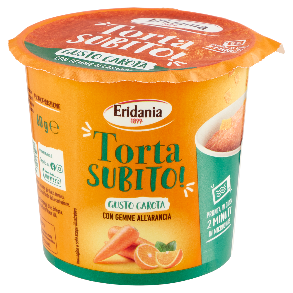 Eridania Torta Subito! Gusto Carota 60 g