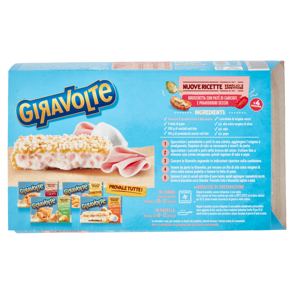 Giravolte Prosciutto Cotto di Alta Qualità 2 x 85 g
