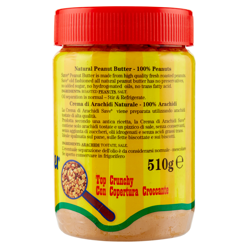 Save Natural Old Fashioned Peanut Butter 510 g
