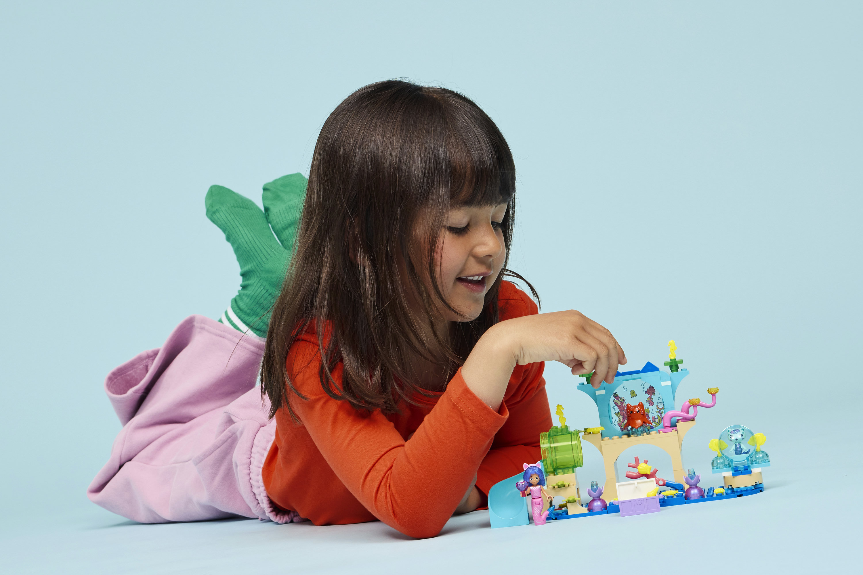 LEGO Gabby&rsquo;s Dollhouse 11204 Avventura nell&rsquo;Acquario di Gabby Sirena, Giocattolo con Mini Bambolina per Bambine e Bambini 4+