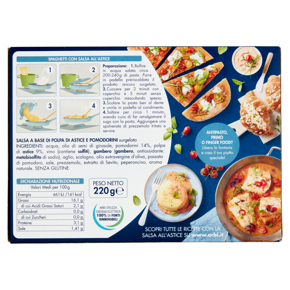 Arbi Salsa all'Astice 220 g