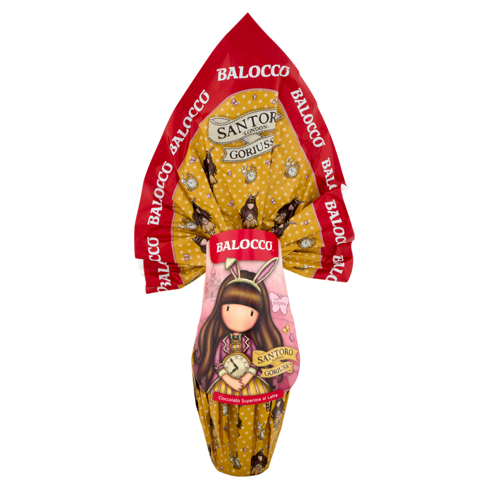 Balocco Uovo Cioccolato Superiore al Latte Santoro London Gorjuss 240 g