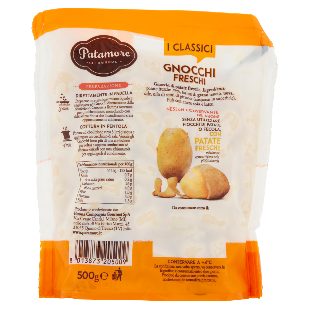 Patamore I Classici Gnocchi Freschi 500 g