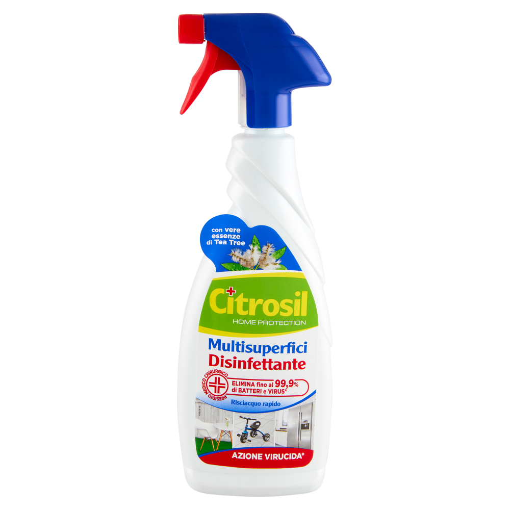 Citrosil Home Protection Multisuperficie Disinfettante con vere essenze di Tea Tree 650 ml