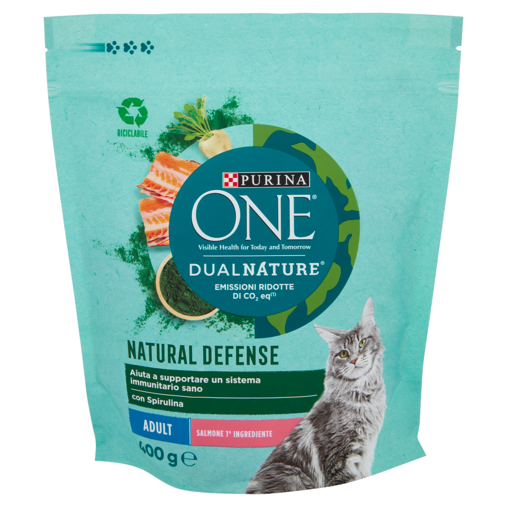 PURINA ONE DualNature Adult Salmone 400g