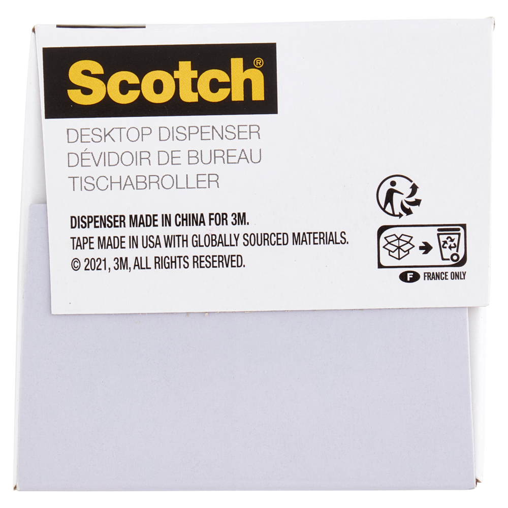 Scotch® Dispenser Rabbit, rosa o nero + 1 Nastro adesivo Scotch® Magic™19 mm x 8.89 mm