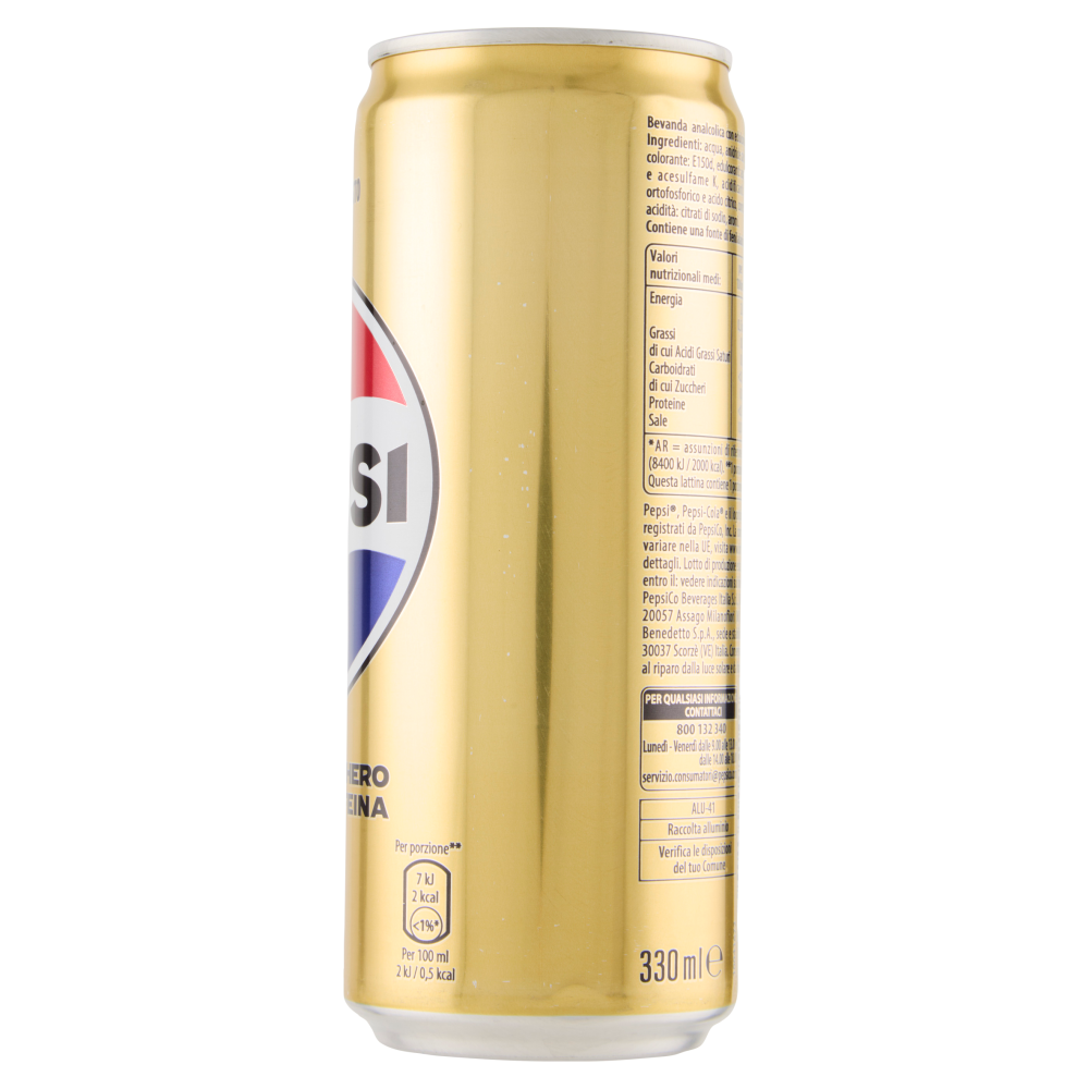 Pepsi Zero Zucchero Zero Caffeina 330 ml