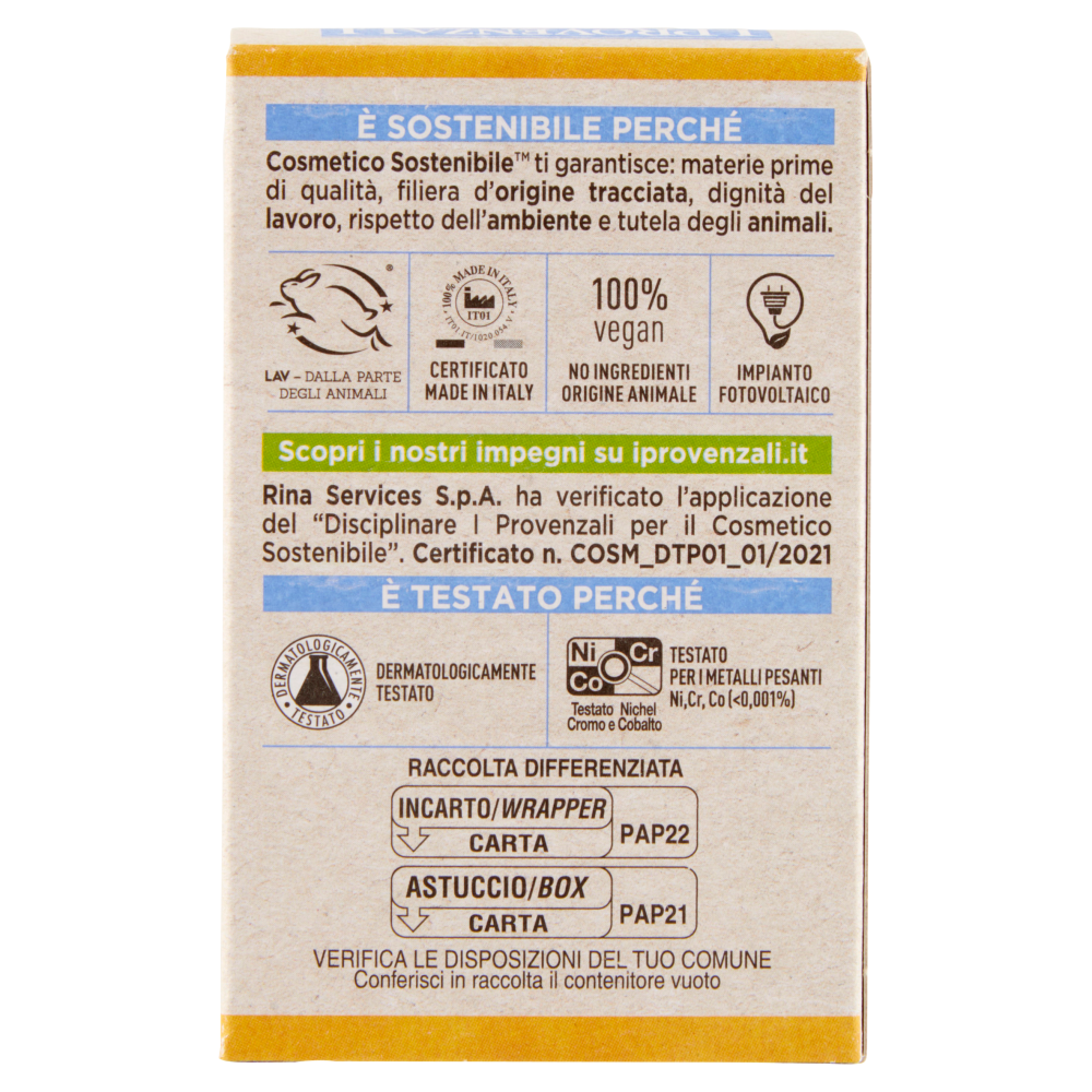 I Provenzali Saponetta Vegetale Zolfo Purificante 100 g