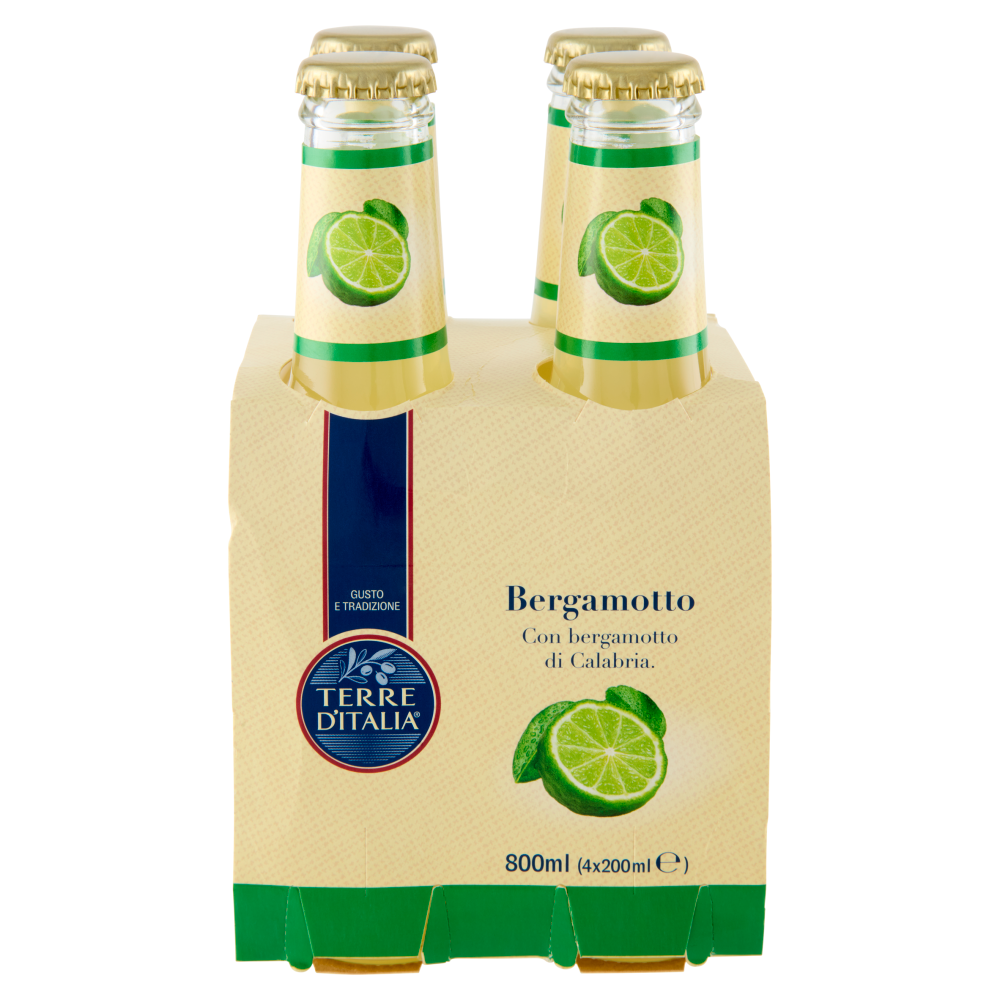 Terre d'Italia Bergamotto 4 x 200 ml