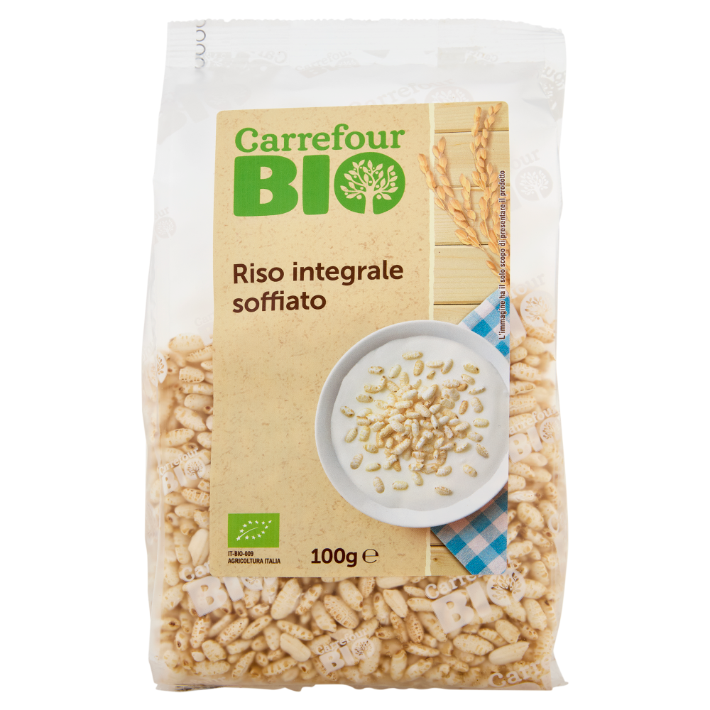 Carrefour Bio Riso integrale soffiato 100 g