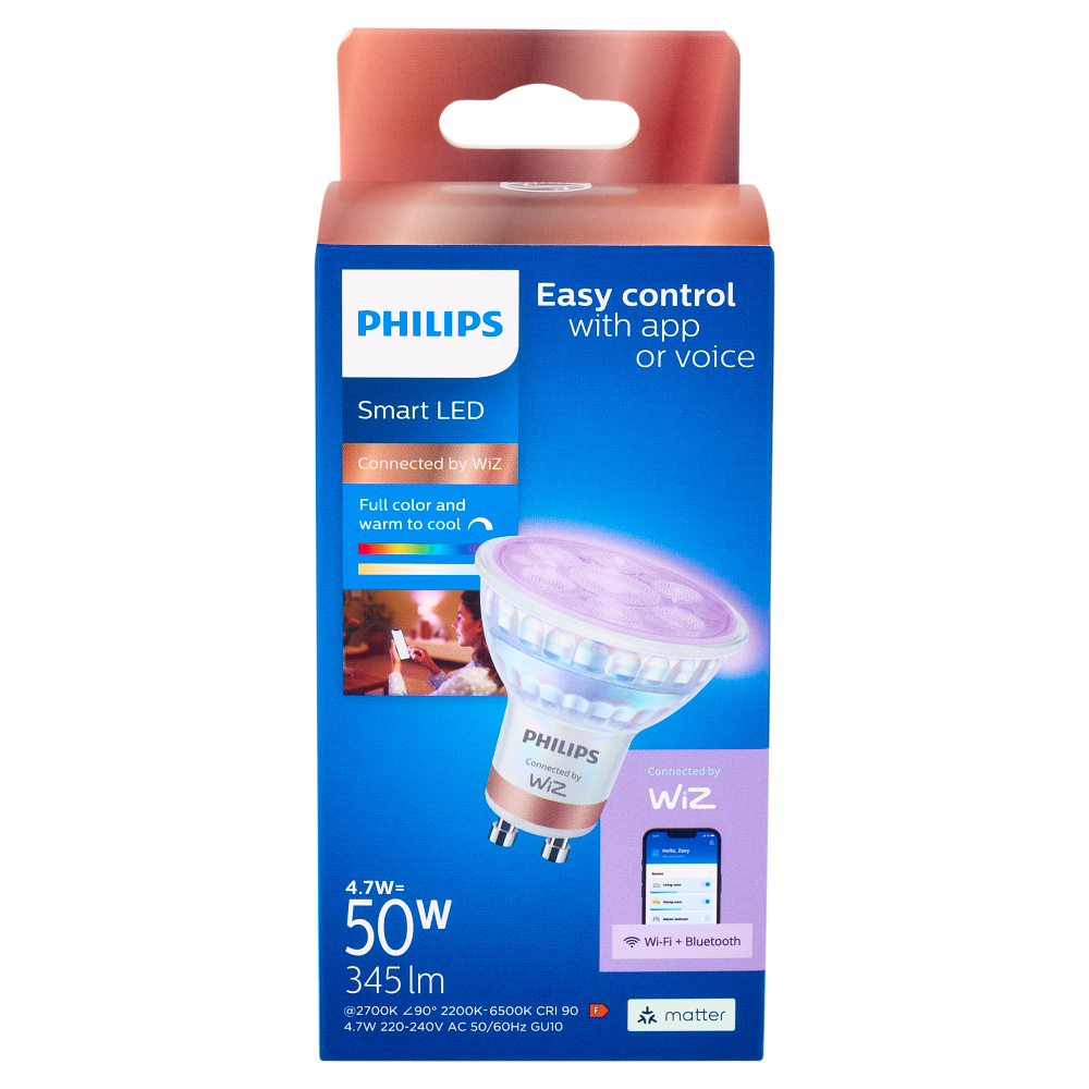 Philips Smart COLOR Faretto 50W GU10