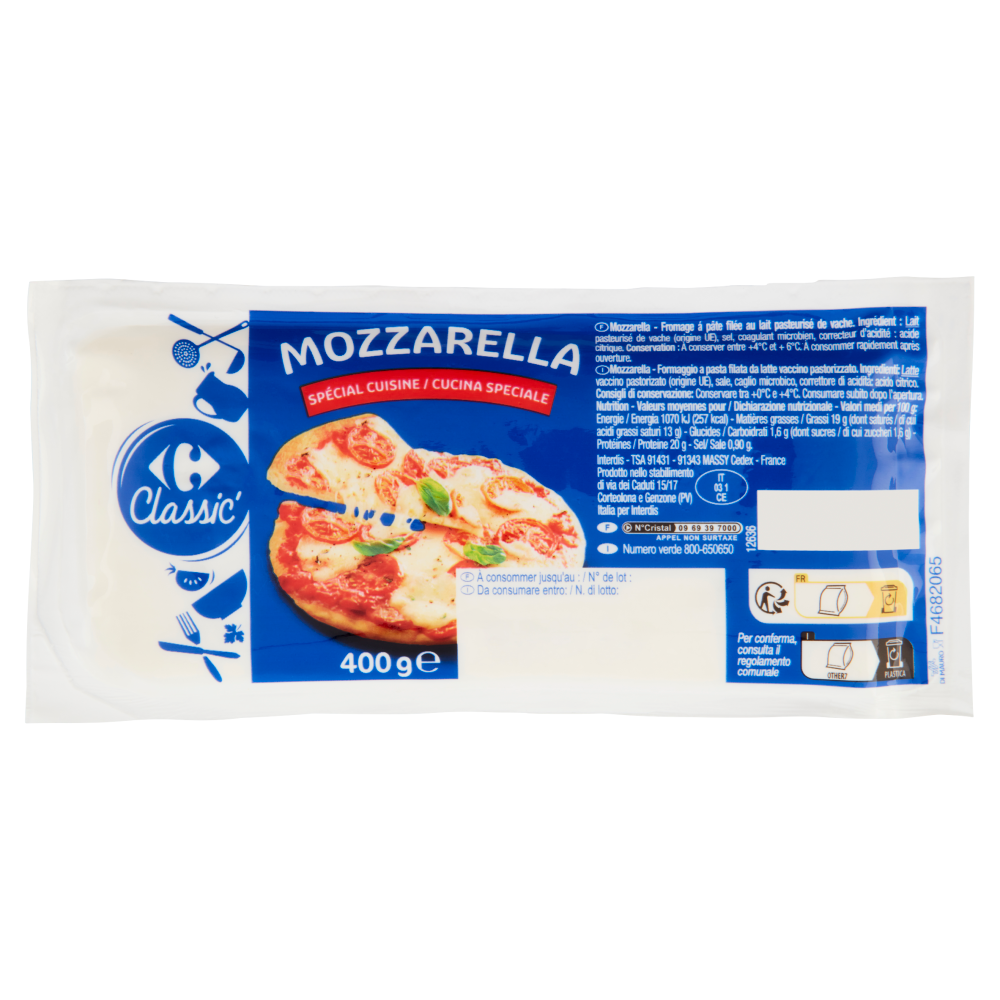 Carrefour Classic Mozzarella 400 g