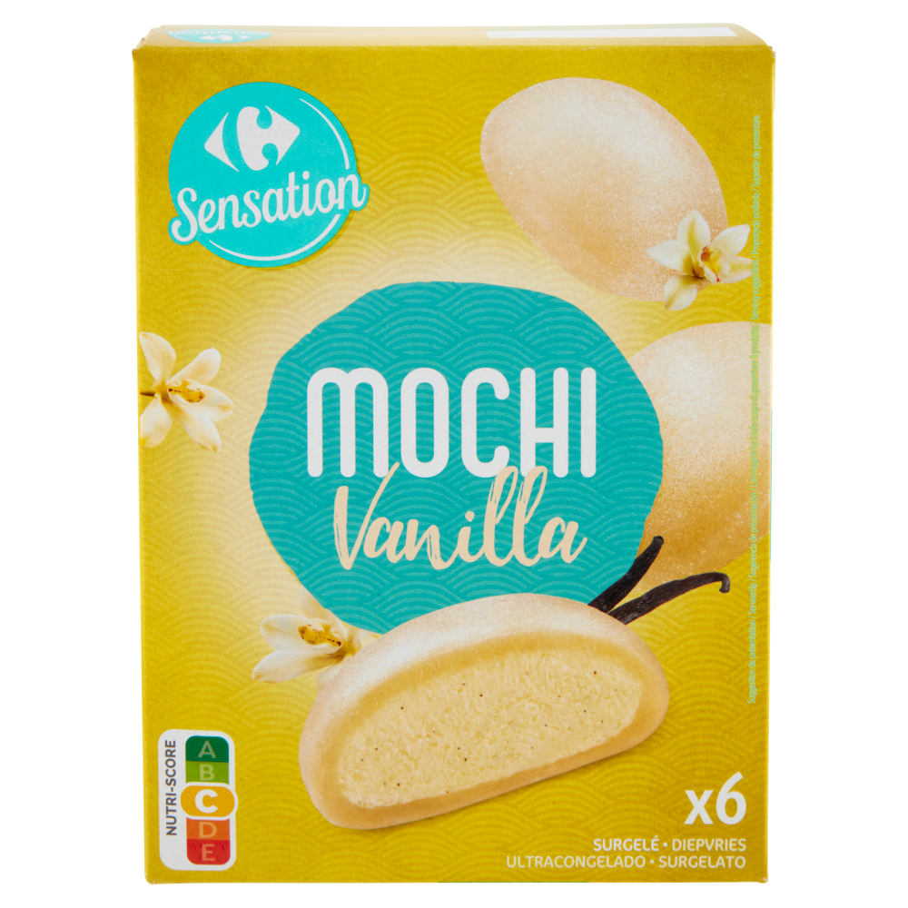 Carrefour Sensation Mochi Vanilla Surgelato 6 Pezzi 210 g