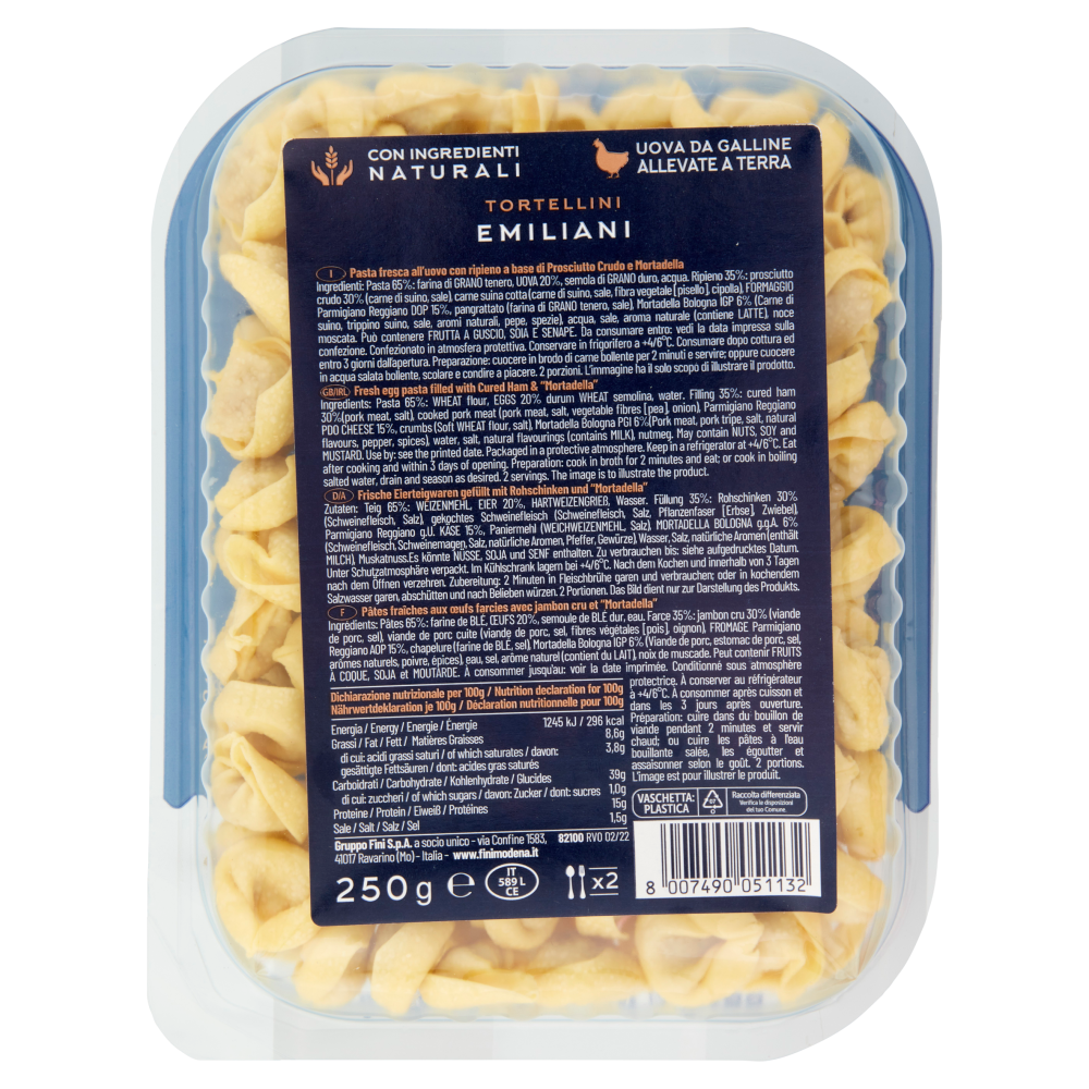 Fini Antica Bottega Tortellini Emiliani 250 g
