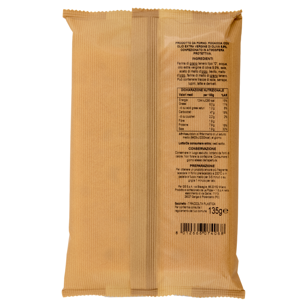 Carrefour il Mercato Focaccia 135 g