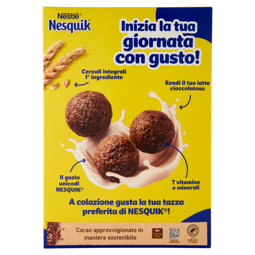 NESQUIK Palline con Cereali Integrali al Cacao 375g