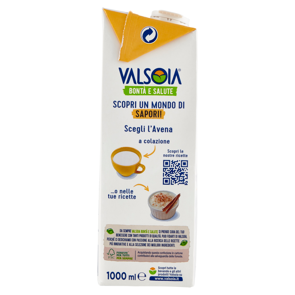Valsoia Bontà e Salute Bevanda avena 1000 ml