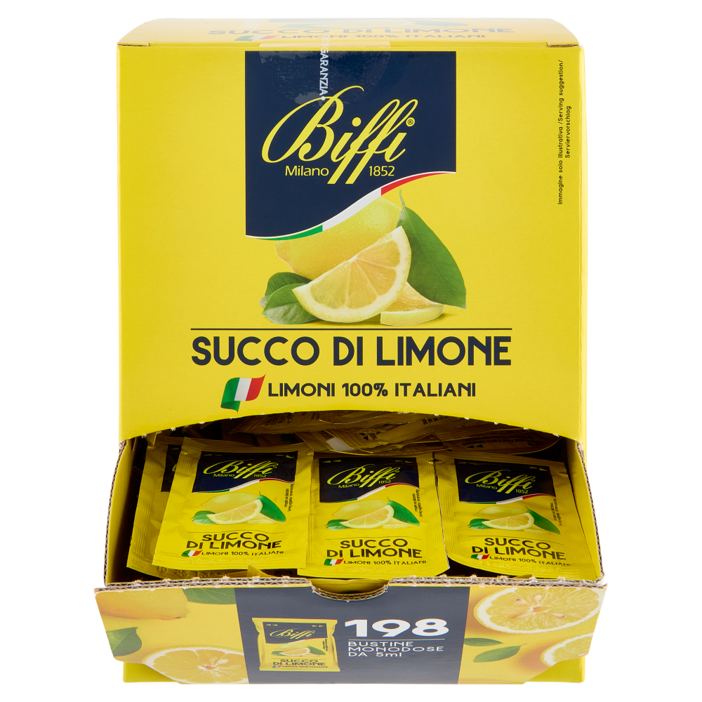 Biffi Succo di Limone Bustine Monodose 198 x 5 ml