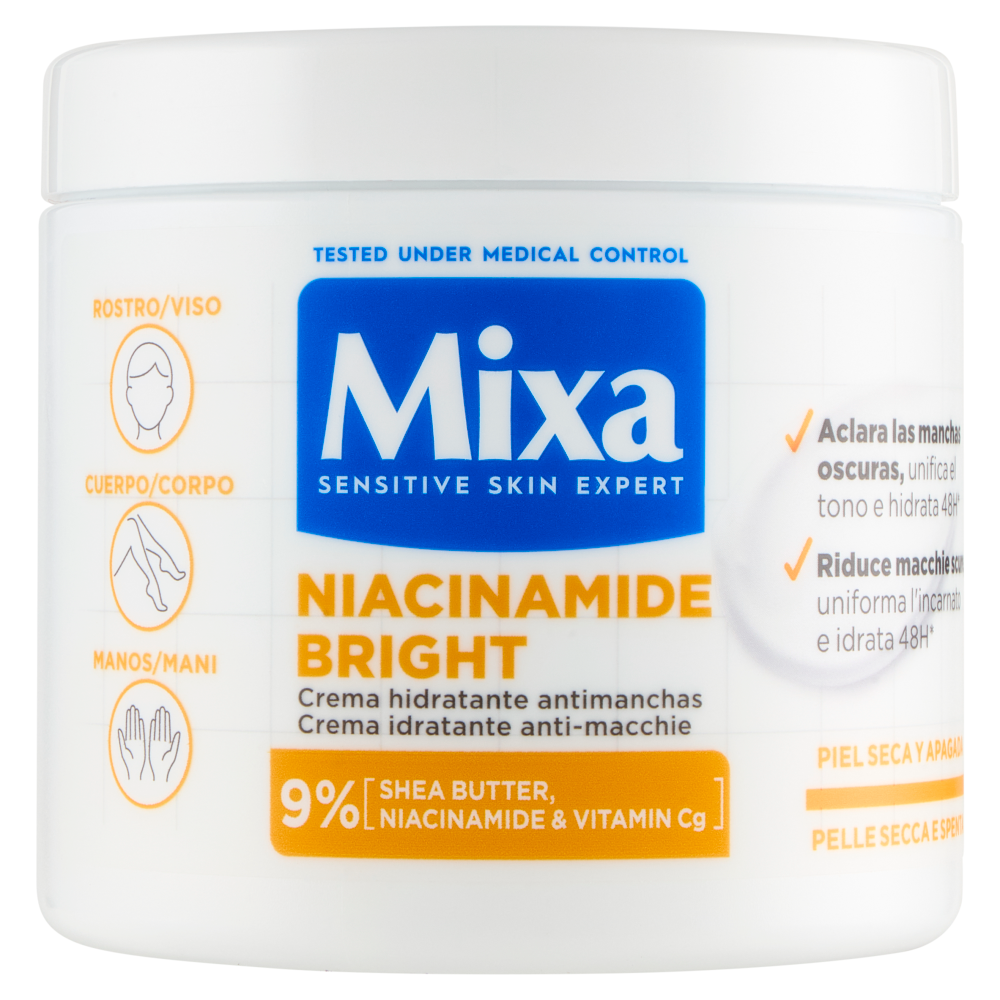 Mixa Niacinamide Bright Crema idratante anti-macchie 400 ml