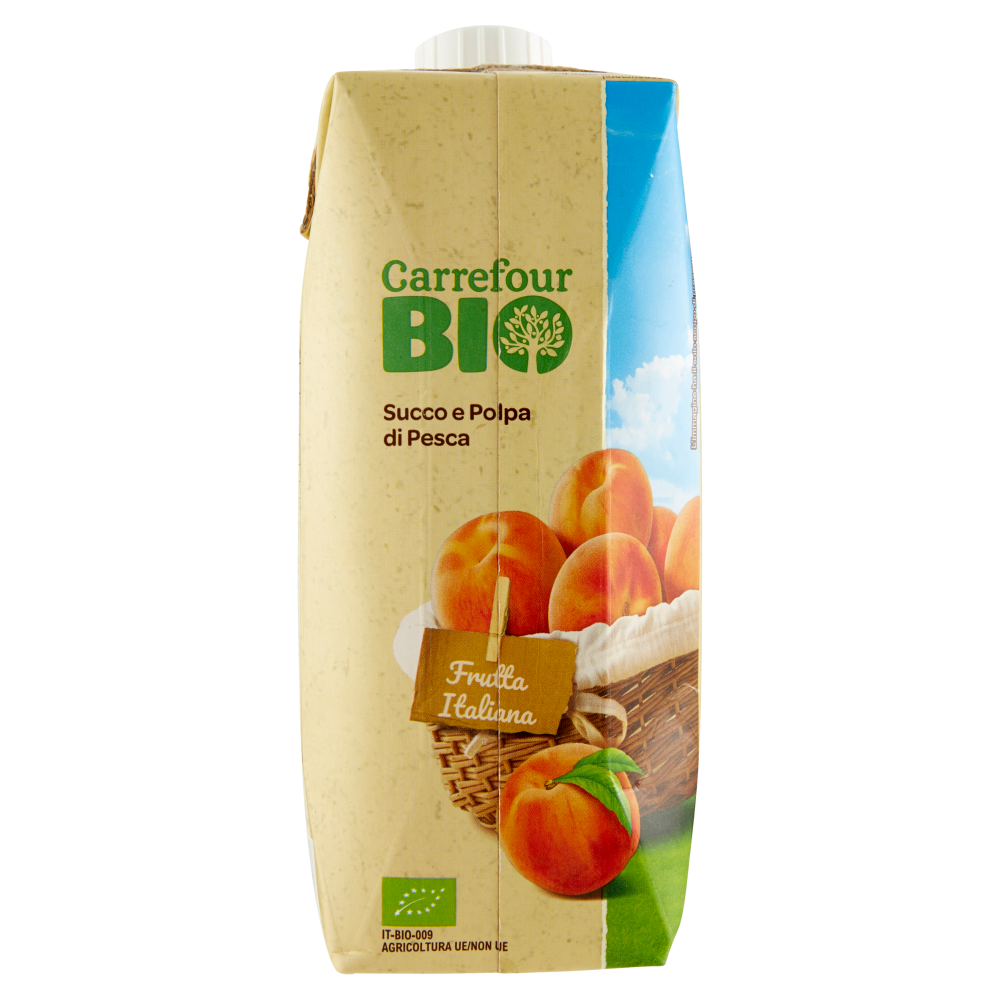 Carrefour Bio Succo e Polpa di Pesca 750 ml