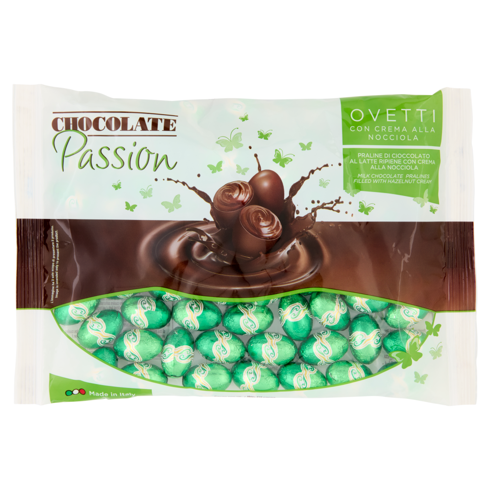 Chocolate Passion Ovetti con Crema alla Nocciola 450 g