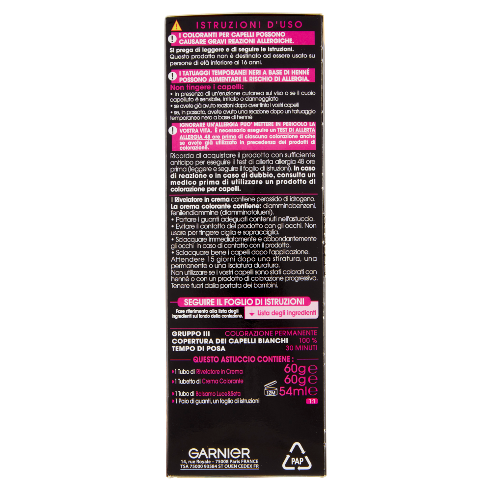 Garnier Olia Tinta Capelli, Senza Ammoniaca, Golden brown 53