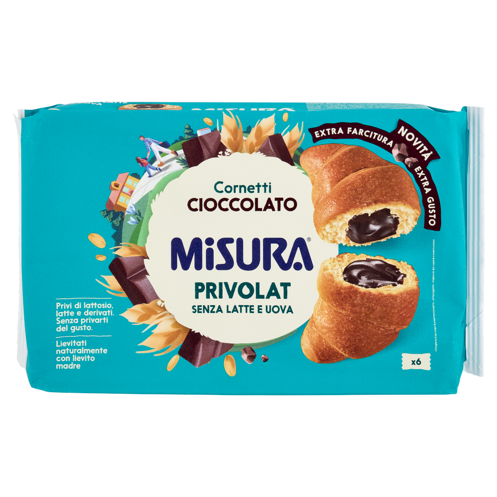 Misura Privolat 6 Cornetti Cioccolato 298 g