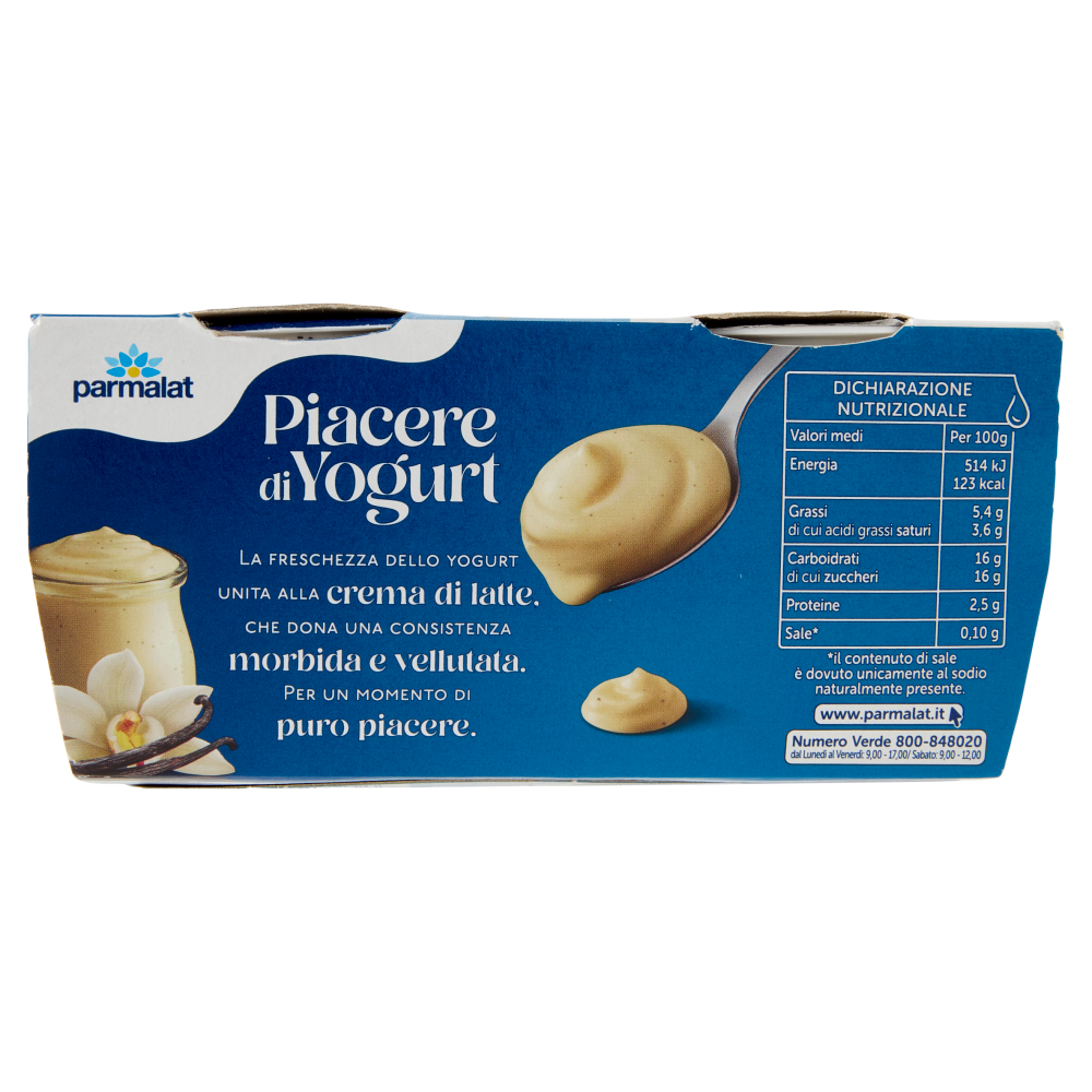 PARMALAT Piacere di Yogurt Vaniglia 2x115g