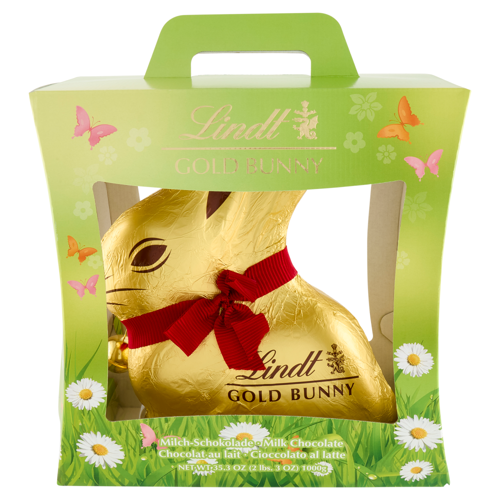 Lindt Gold Bunny Coniglietto Pasqua Cioccolato al Latte XXL 1000 g