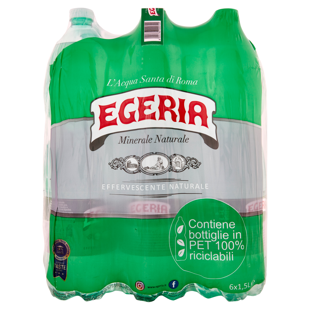 Egeria Effervescente Naturale 6 x 1,5 L