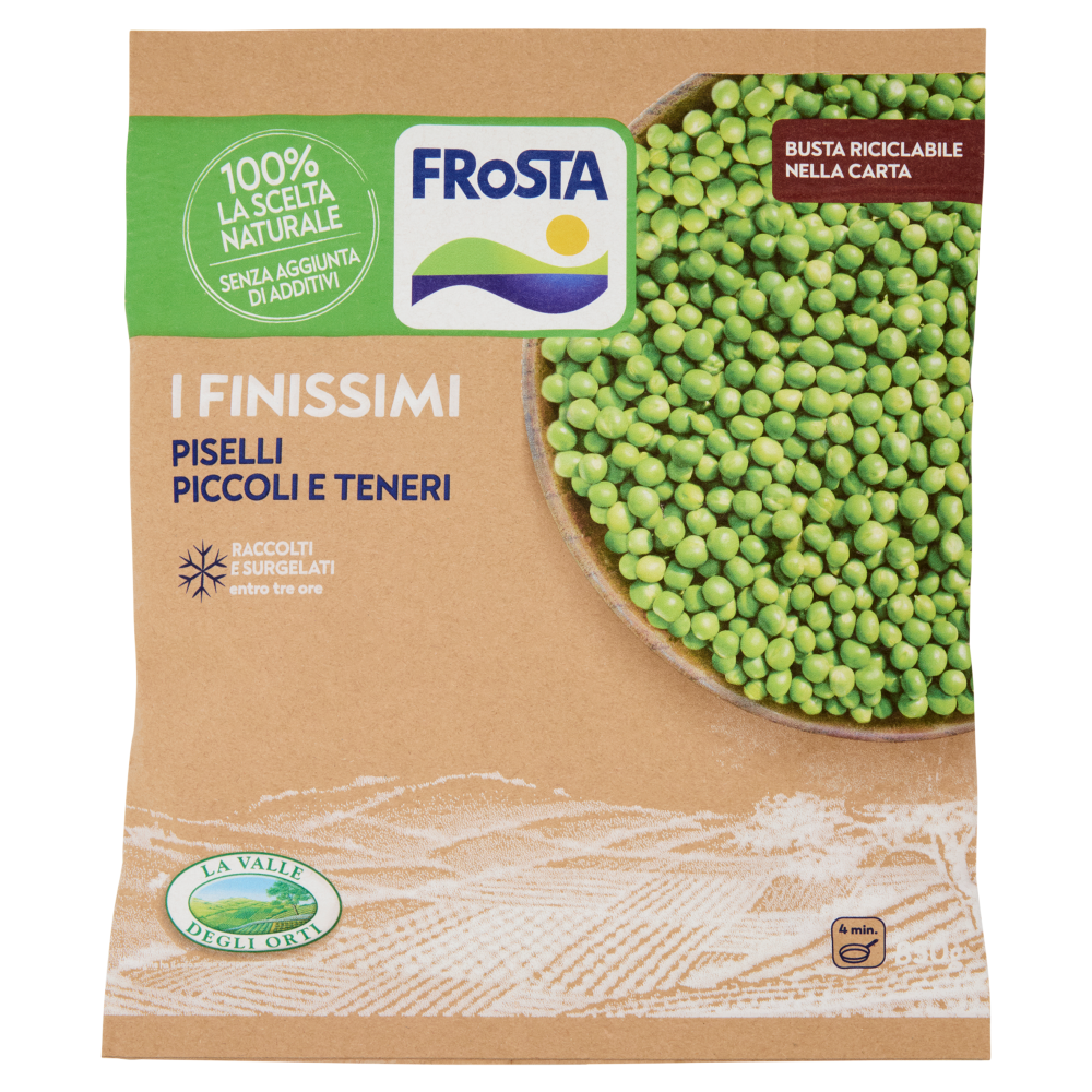 FRoSTA i Finissimi Piselli Piccoli e Teneri Surgelati 850 g