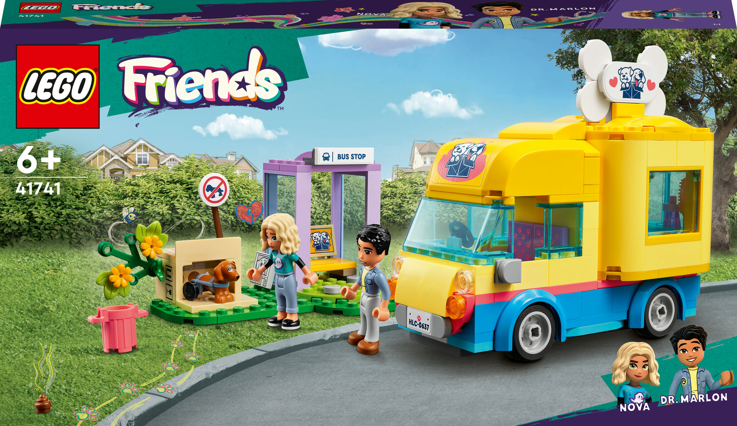 LEGO Friends Furgone di soccorso dei cani