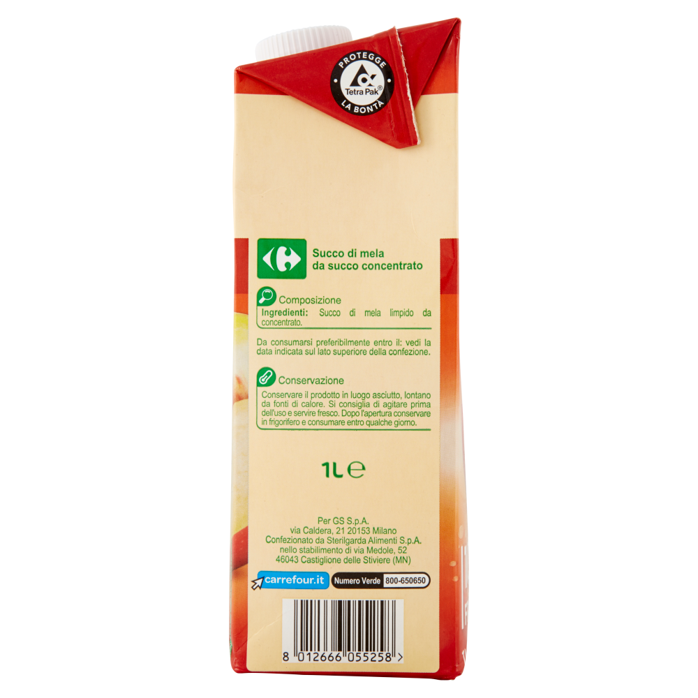 Carrefour Succo Mela limpida 1 L