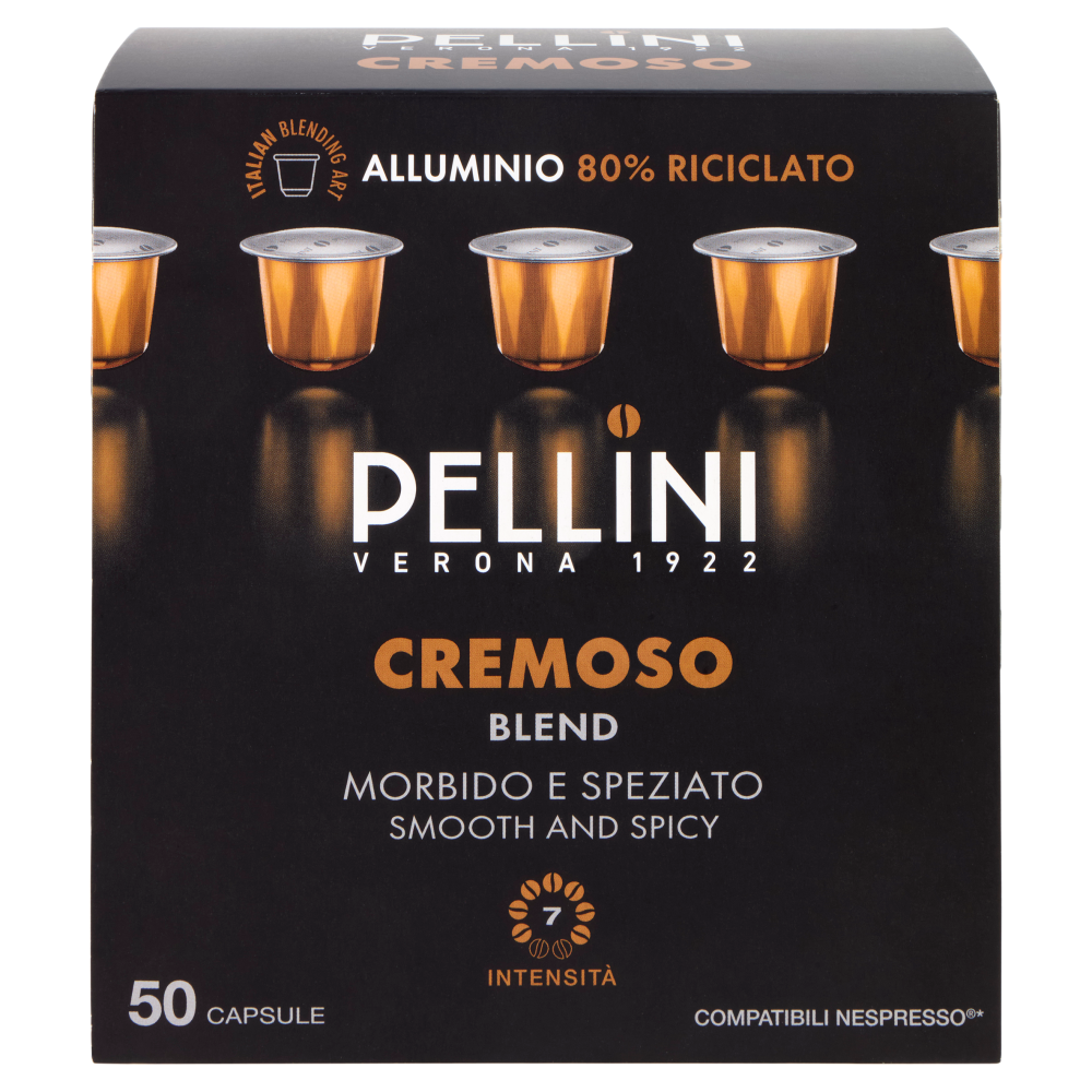 Pellini Cremoso Compatibili Nespresso* 50 Capsule 275 g