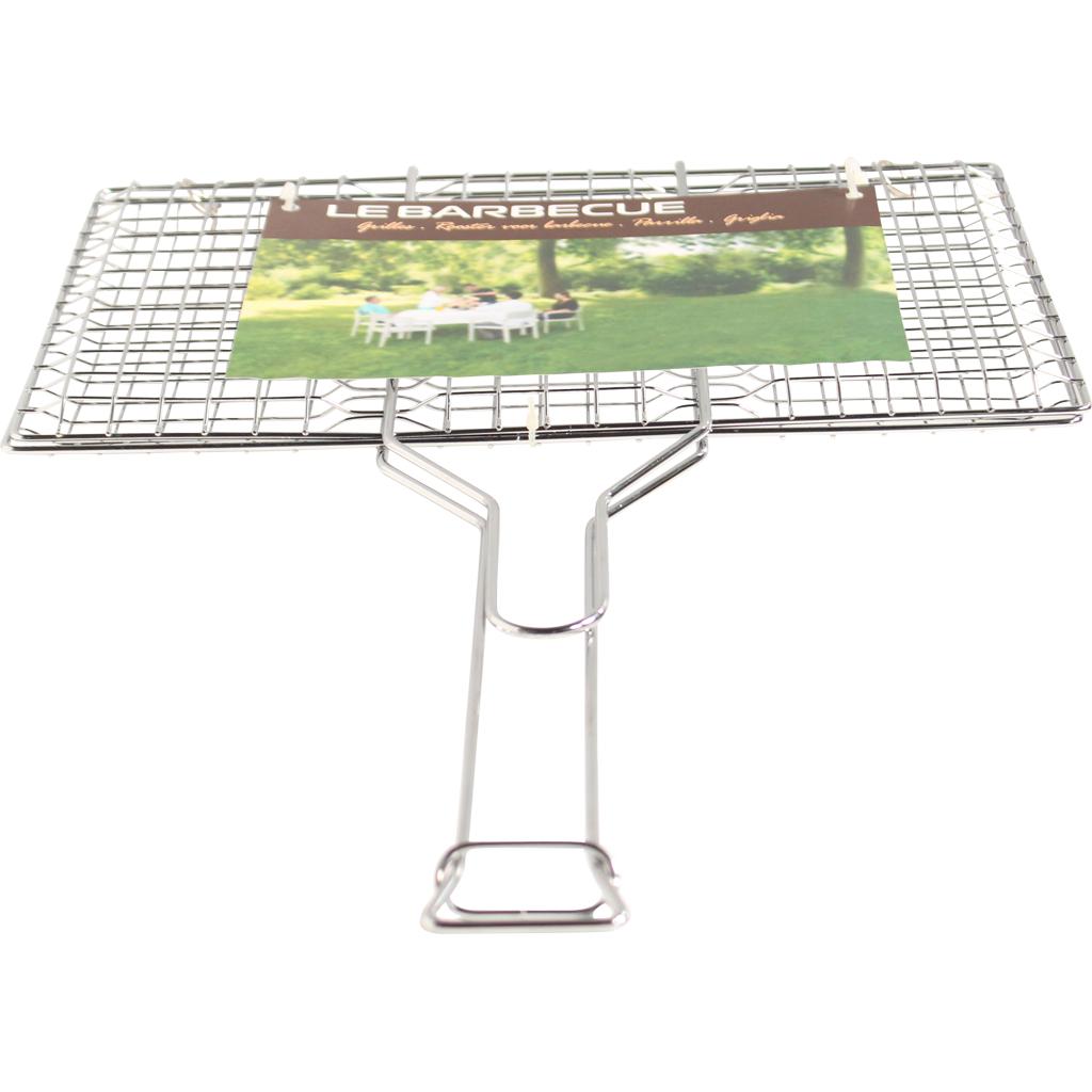 Hyba Griglia doppia 34 x 22 cm per barbecue