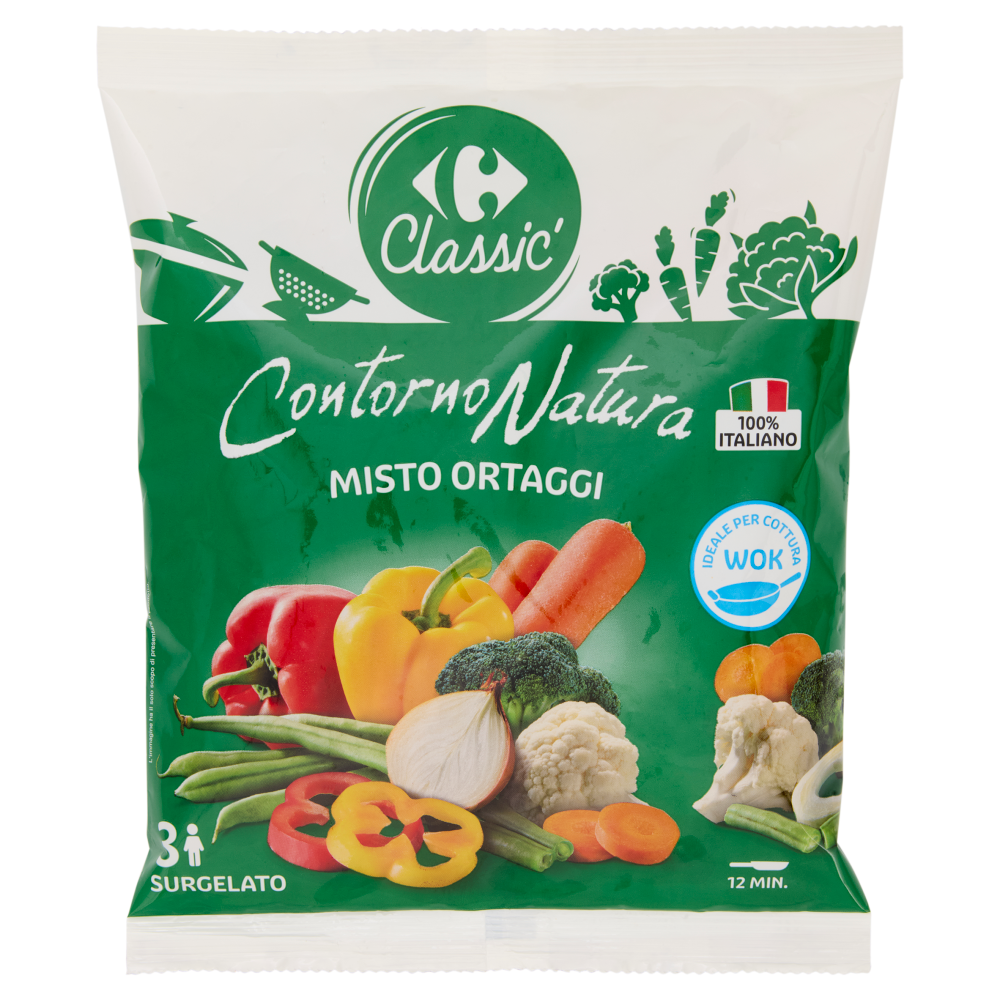 Carrefour Classic Contorno Natura Misto Ortaggi Surgelato 450 g