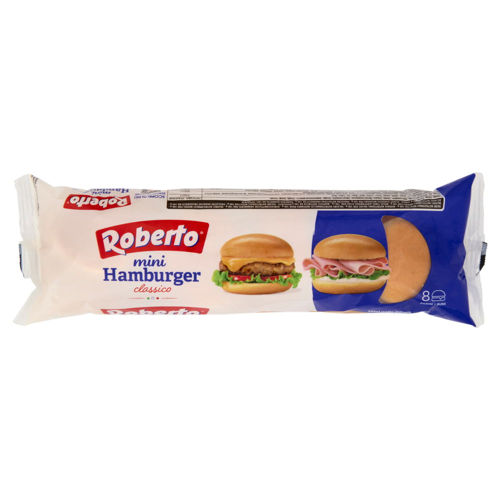 Roberto mini Hamburger classico 8 Panini 200 g