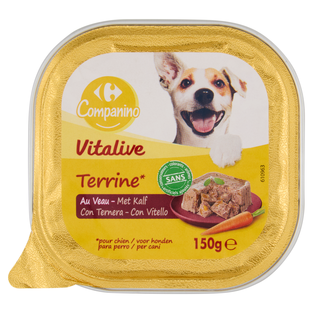 Carrefour Companino Vitalive Terrine* con Vitello 150 g