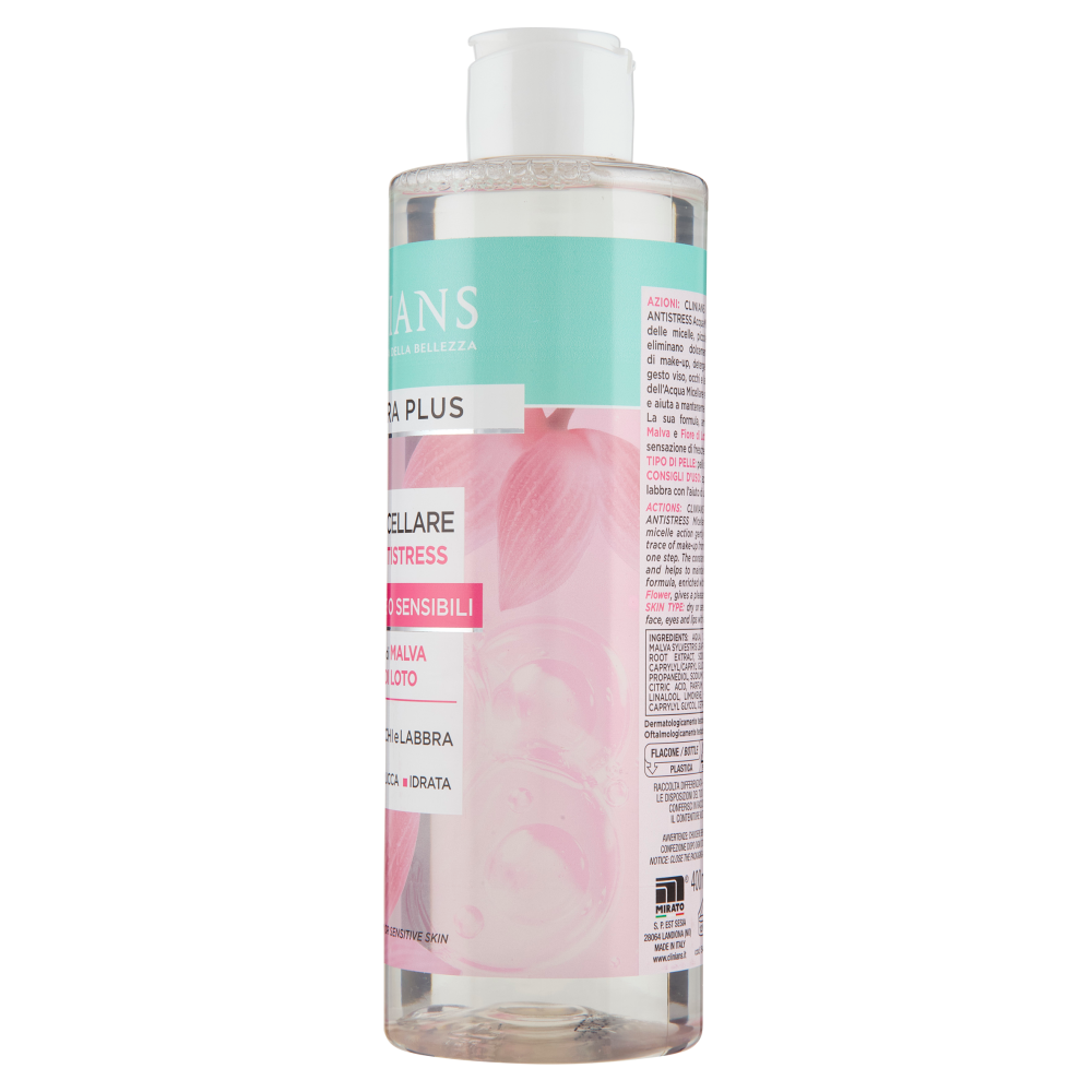Clinians Hydra Plus Acqua Micellare Attiva Antistress 400 mL