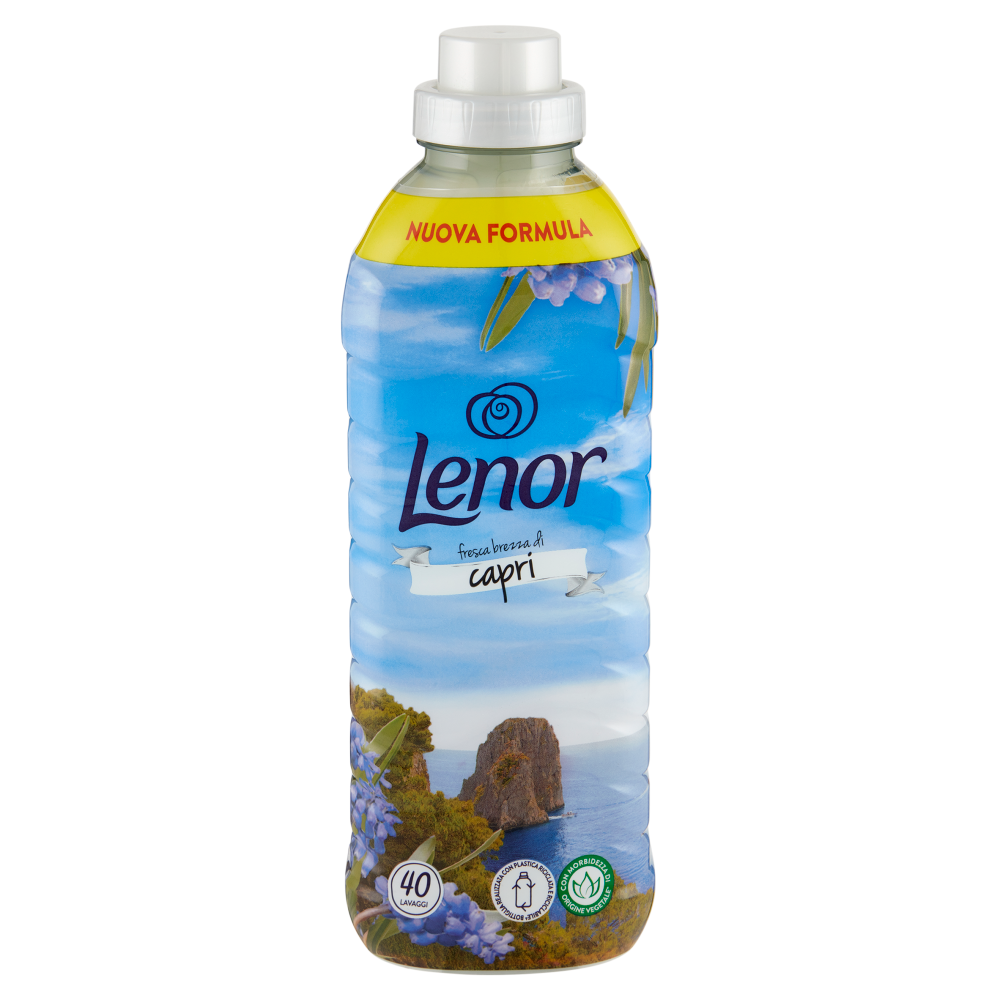 Lenor Ammorbidente Lavatrice Concentrato, fresca brezza di Capri 40 Lavaggi 840 ml