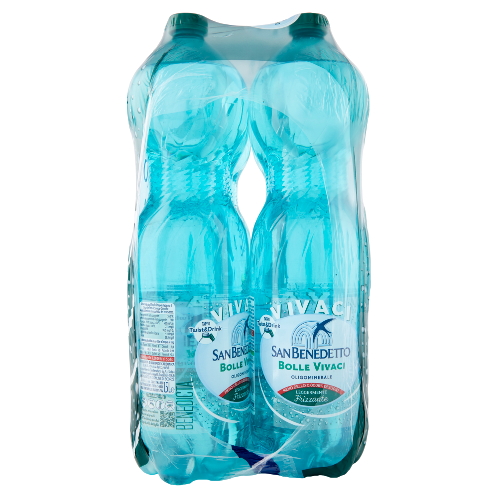 San Benedetto Oligominerale Benedicta Leggermente Frizzante 6 x 1,5 L