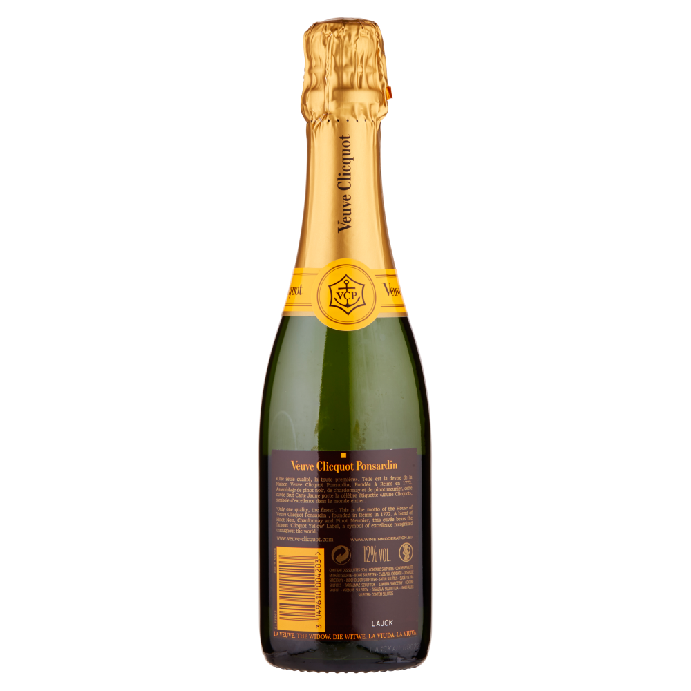 Champagne Veuve Clicquot mezza bott. cl.37,50