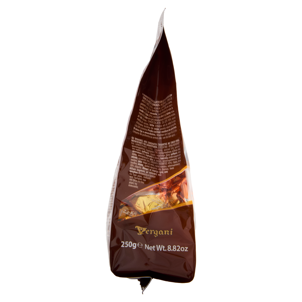 Vergani Roxy Cioccolato al Latte Ripieno con Crema alla Nocciola e Cereali 250 g