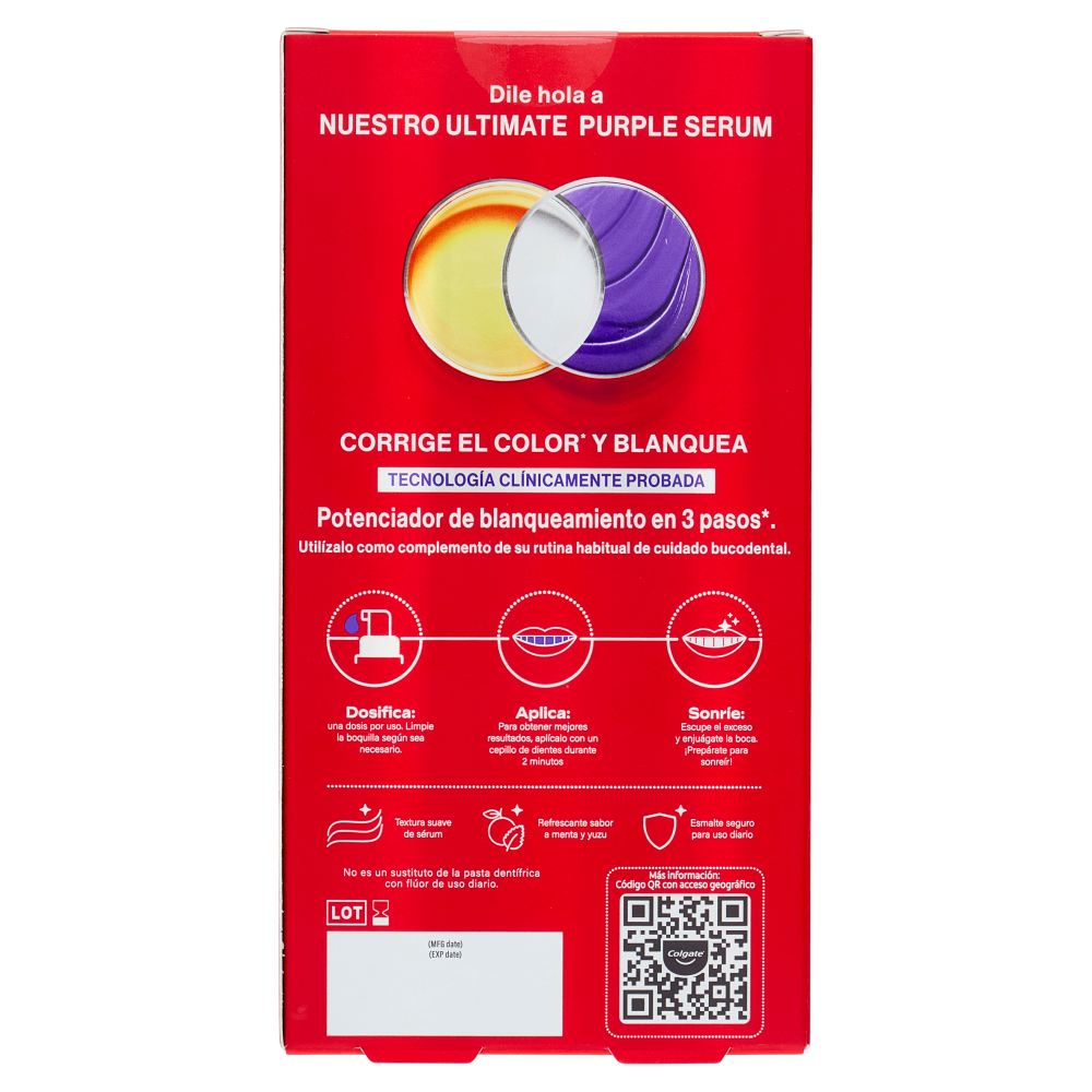 Colgate booster sbiancante Max White Purple Serum 40 ml