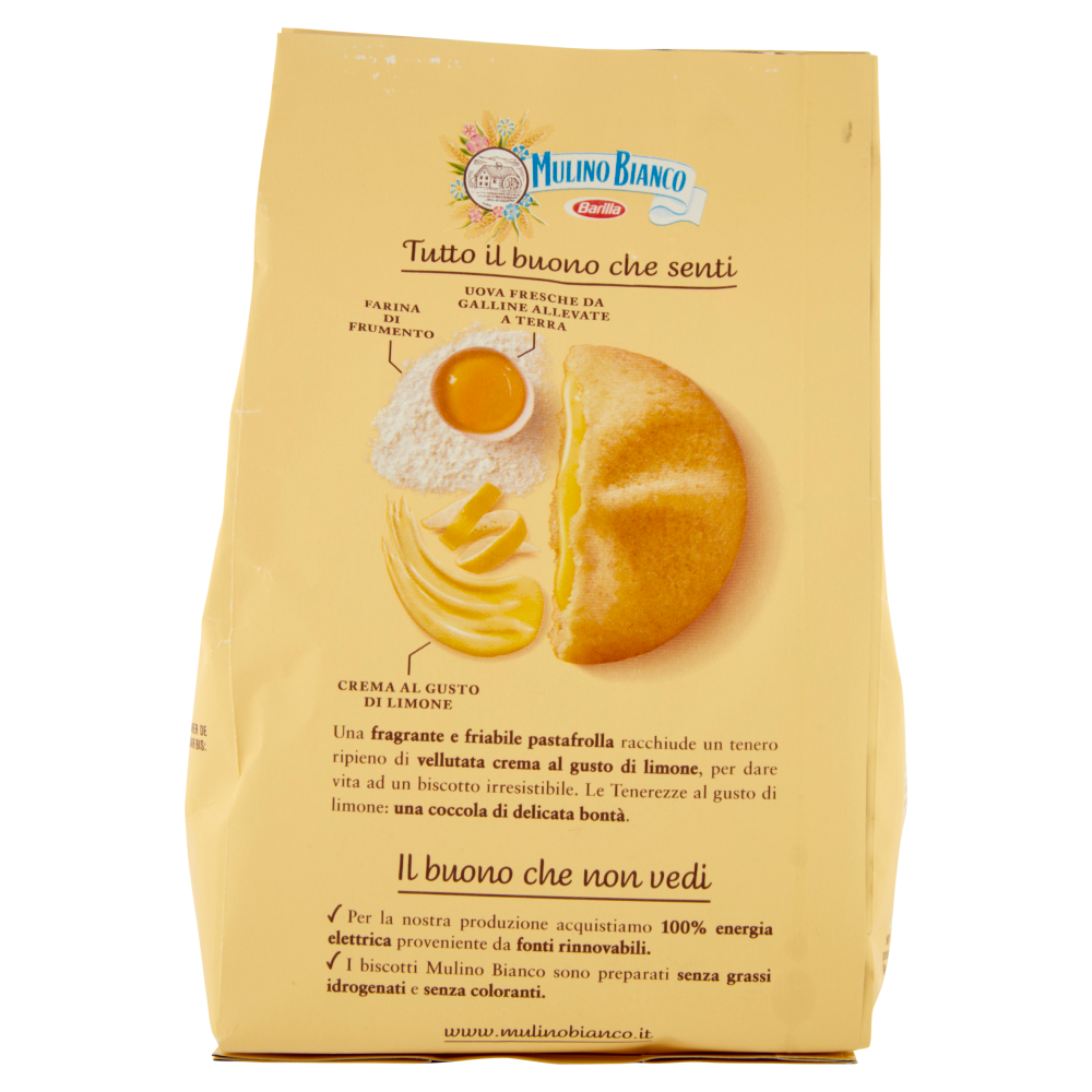 Mulino Bianco Tenerezze Biscotti con Crema al Gusto di Limone 200g
